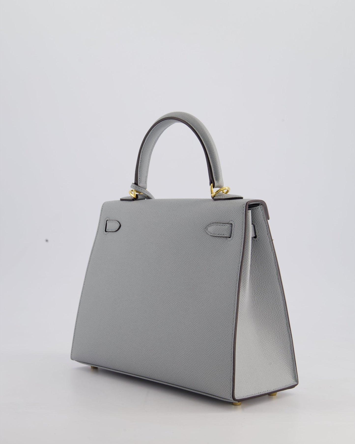 Hermès Kelly 25cm Bag in Bleu Glacier Epsom Leather with Gold Hardware