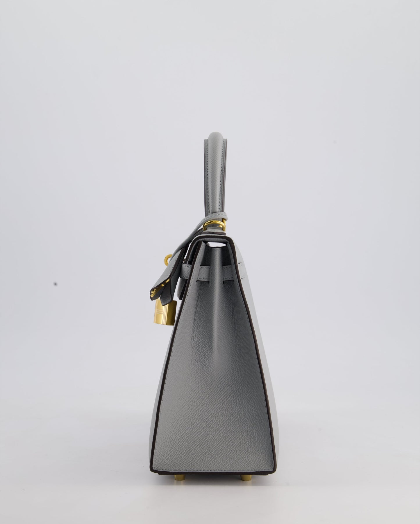 Hermès Kelly 25cm Bag in Bleu Glacier Epsom Leather with Gold Hardware