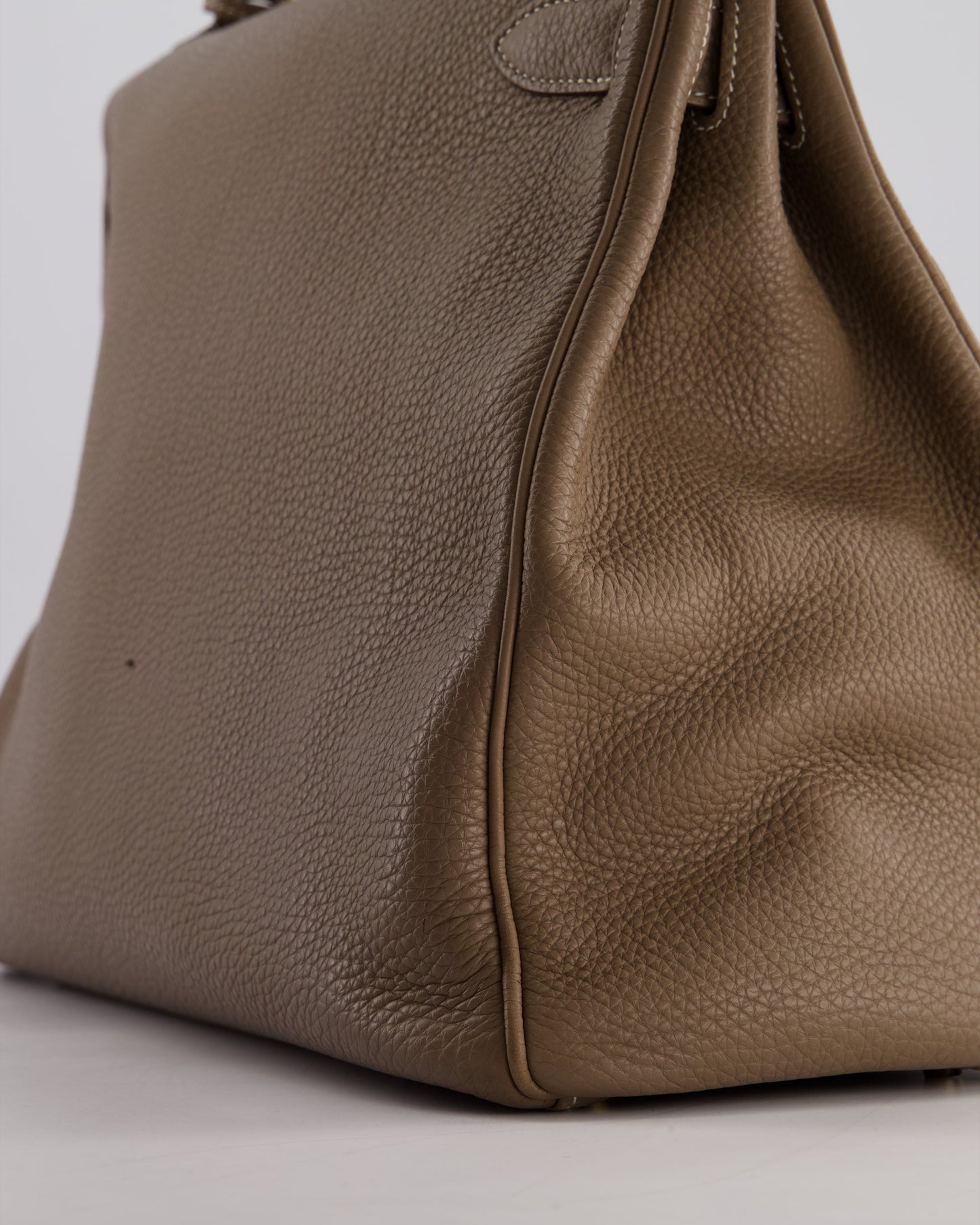 Hermès Kelly 35cm Bag in Etoupe Togo Leather with Gold Hardware