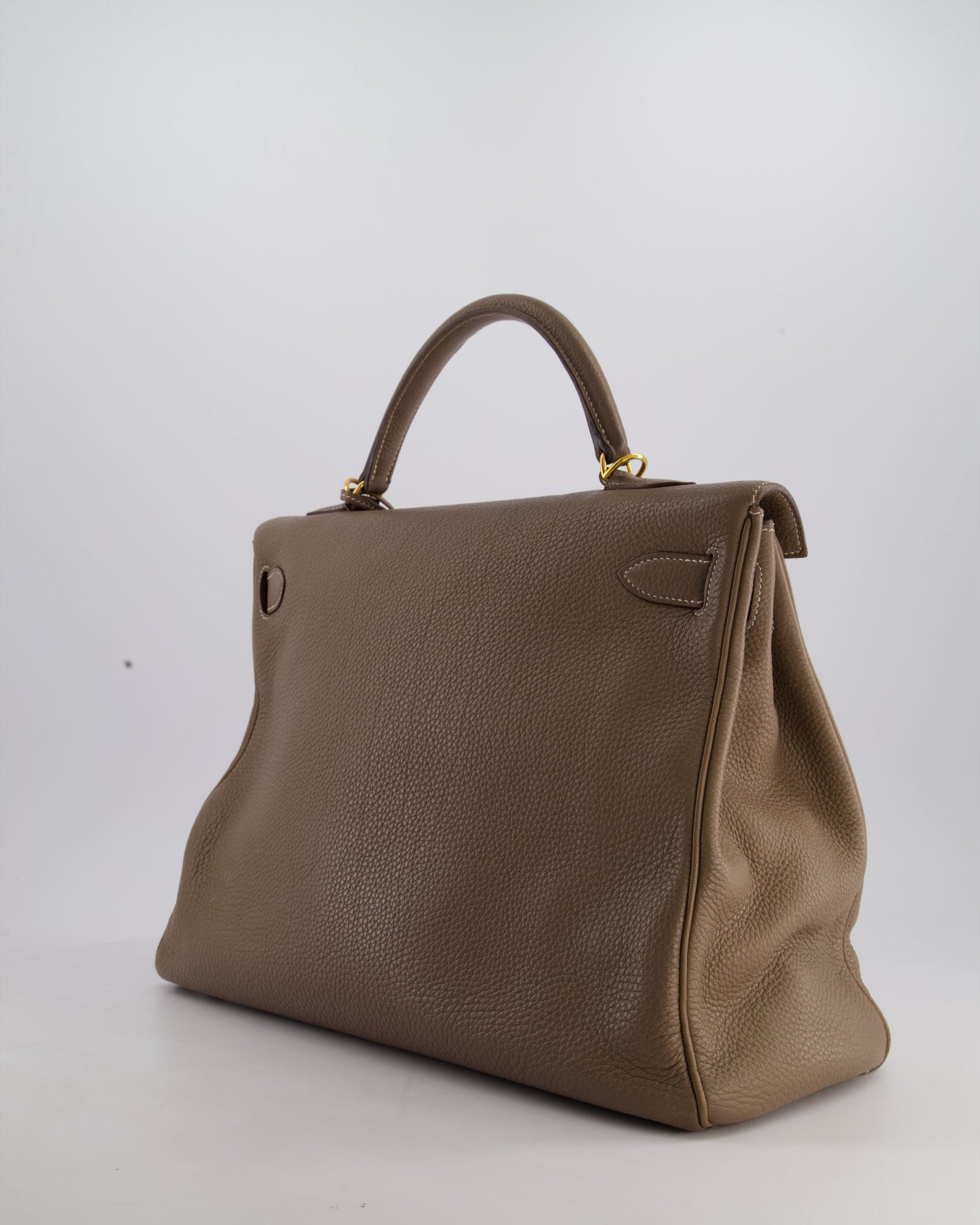 Hermès Kelly 35cm Bag in Etoupe Togo Leather with Gold Hardware
