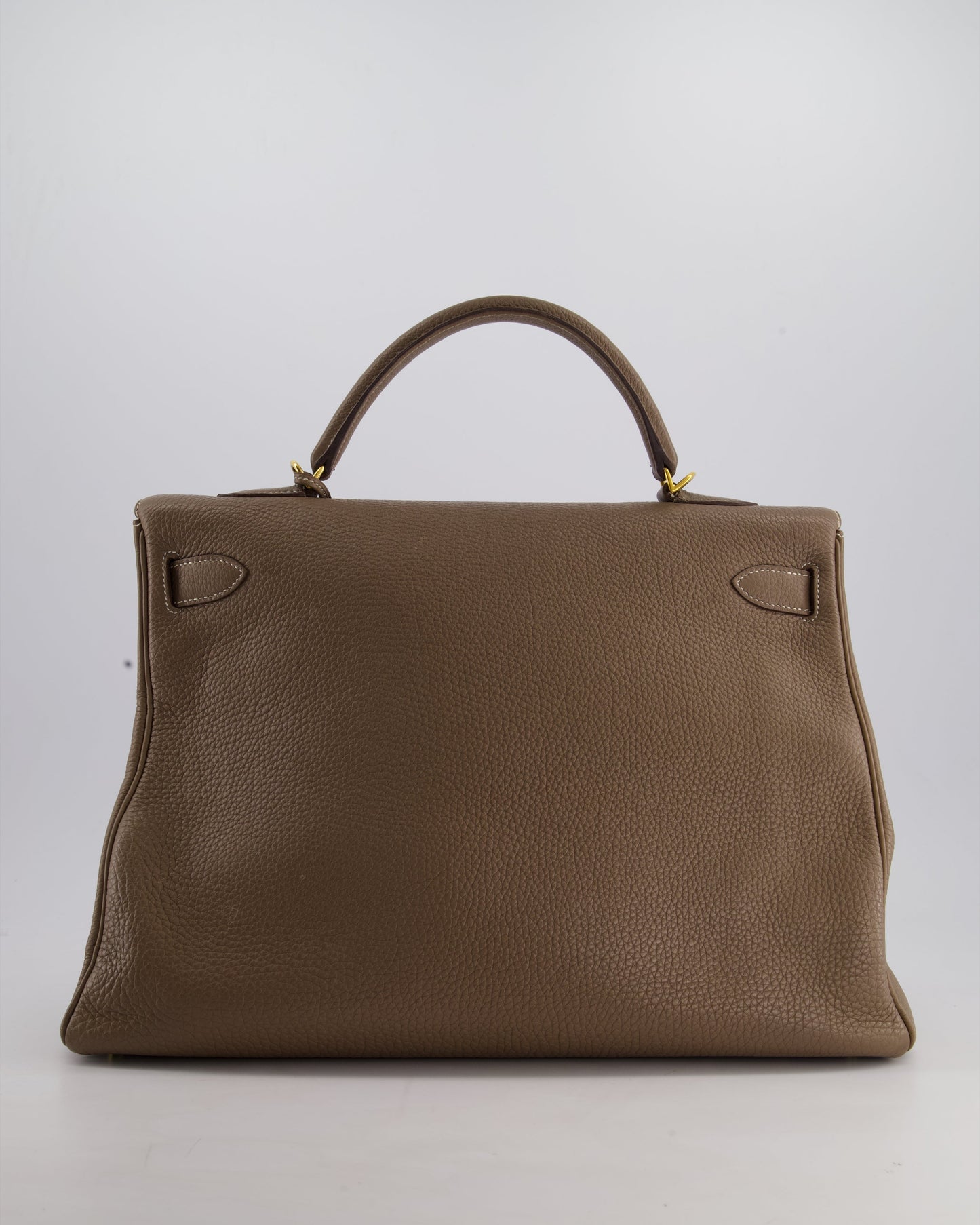 Hermès Kelly 35cm Bag in Etoupe Togo Leather with Gold Hardware