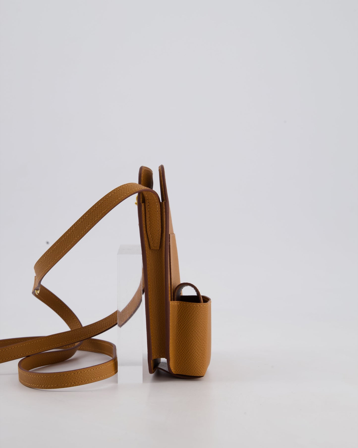 Hermès Gold Hermèsway Phone Case with Gold Hardware