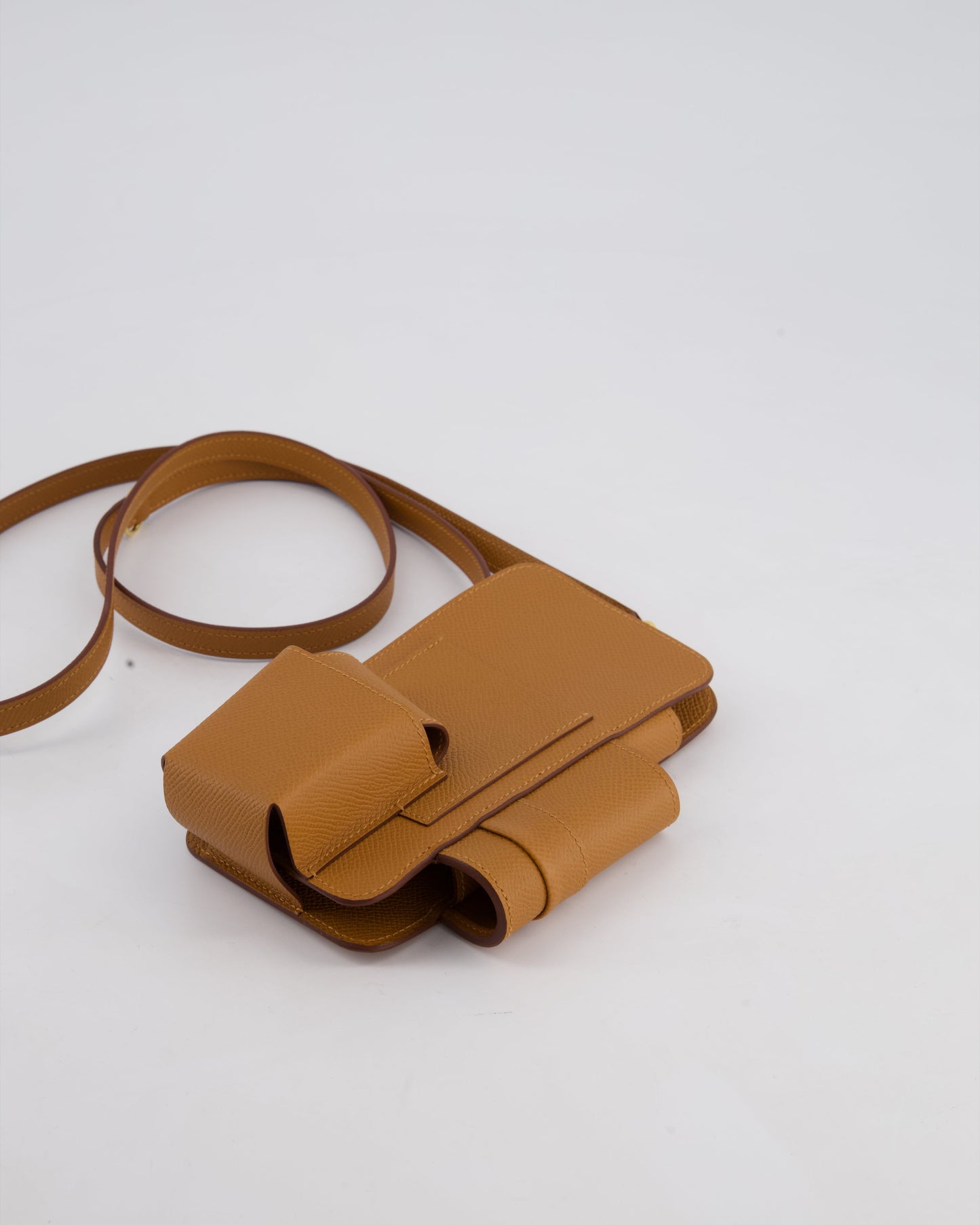 Hermès Gold Hermèsway Phone Case with Gold Hardware