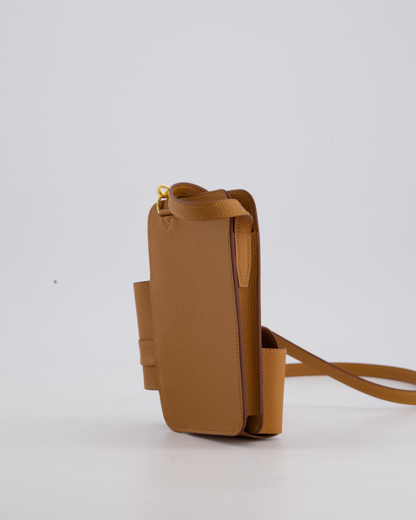 Hermès Gold Hermèsway Phone Case with Gold Hardware