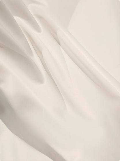 White strapless sleeveless 3D flower A-line small train silk wedding dress P2724