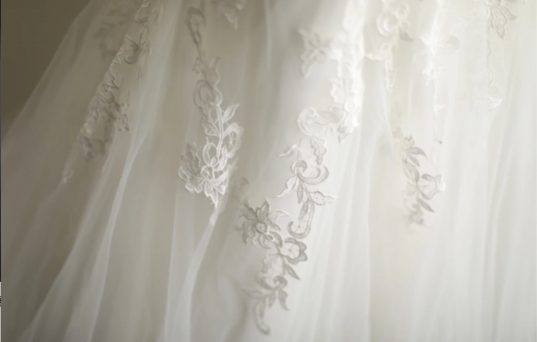 Royal Lace Tulle Splicing Off Shoulder Mermaid Wedding Dress P2813