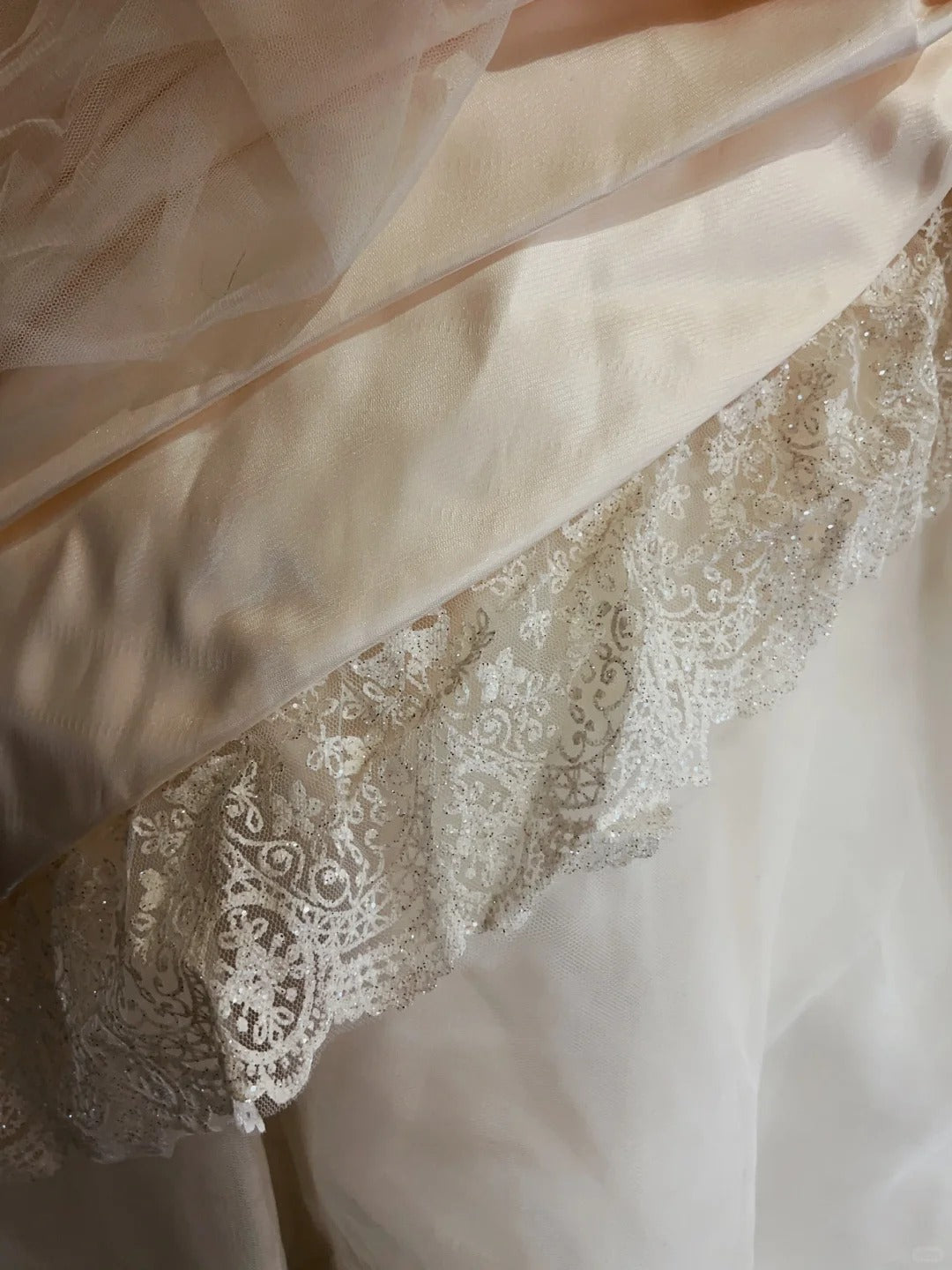 Princess Fishbone Tube Top Heavy Bow Rose Floor-Length Wedding Dress P3063