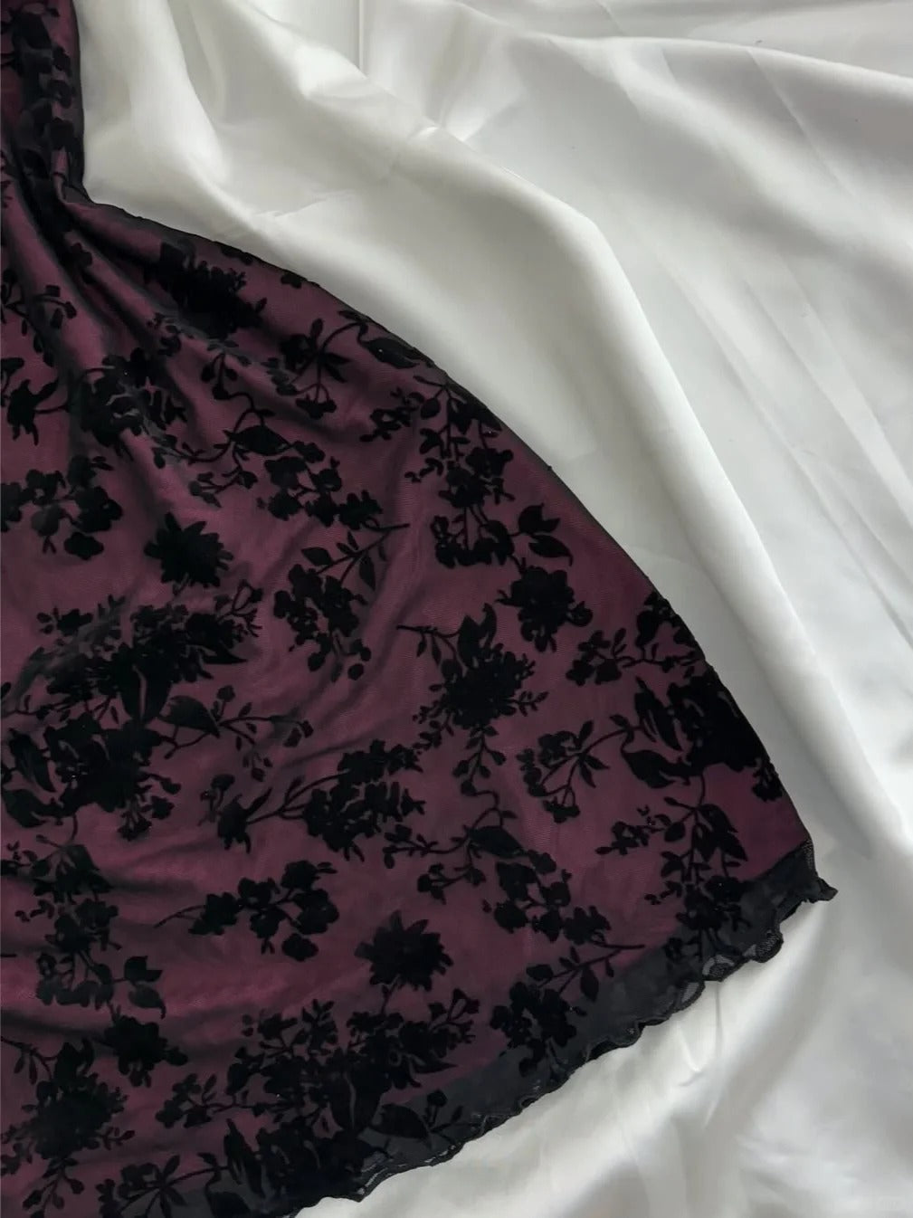 Vintage Purple Black Lace Strap Mini Homecoming Dress P3419