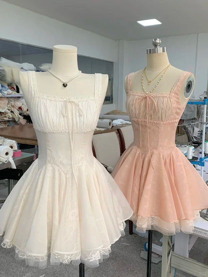 Sweet Strapless Lace A-Line Mini 17th Birthday Homecoming Dress P3575