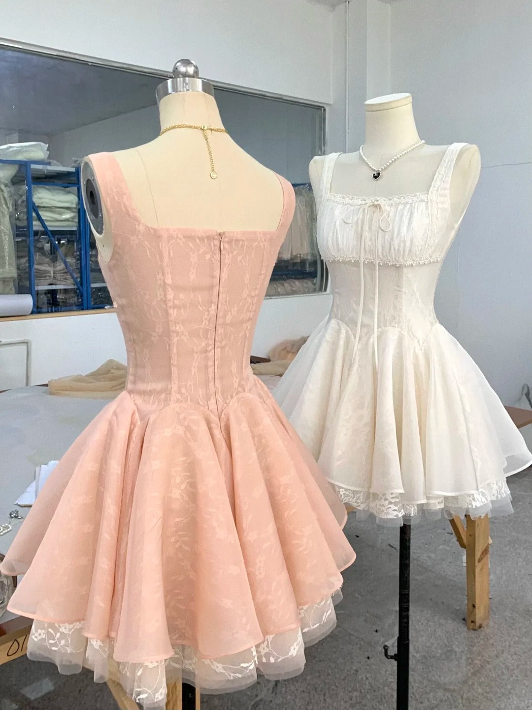 Sweet Strapless Lace A-Line Mini 17th Birthday Homecoming Dress P3575