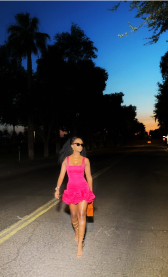 Cute Square Neck Straps Satin Bud Skirt Birthday Dress Homecoming Dress P3596