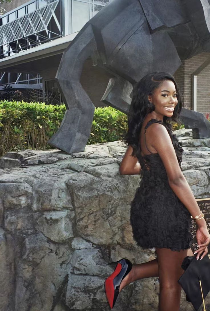 Elegant Black Square Neck Straps Floral 17th Birthday Homecoming Dress P3597