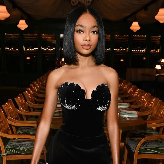 Elegant Black Sweetheart Neck Velvet Beaded Slim Fit Birthday Skirt Homecoming Dress P3598