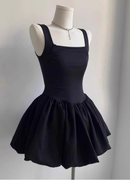 Sweet Square Neck Sleeveless Waist Ballet Puffy Birthday Tutu Homecoming Dress P3610