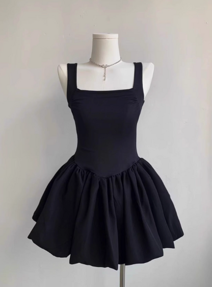 Sweet Square Neck Sleeveless Waist Ballet Puffy Birthday Tutu Homecoming Dress P3610