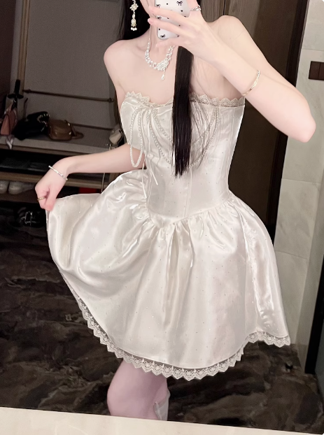 Princess Tutu French Tutu Waist Lace 17th Birthday Homecoming Dress P3715