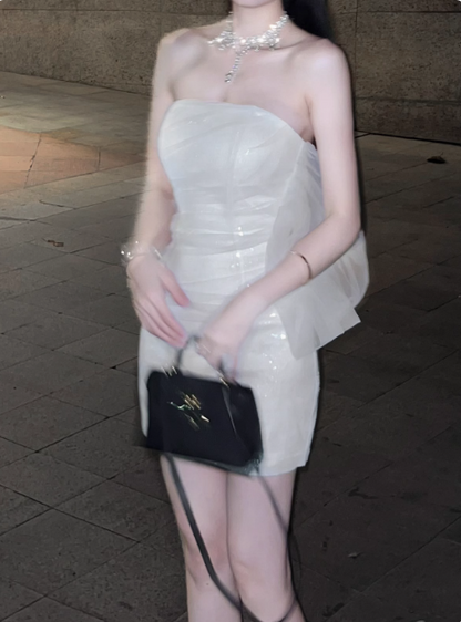 Elegant One-shoulder Design Hip-hugging 19th Birthday Homecoming Dress P3716