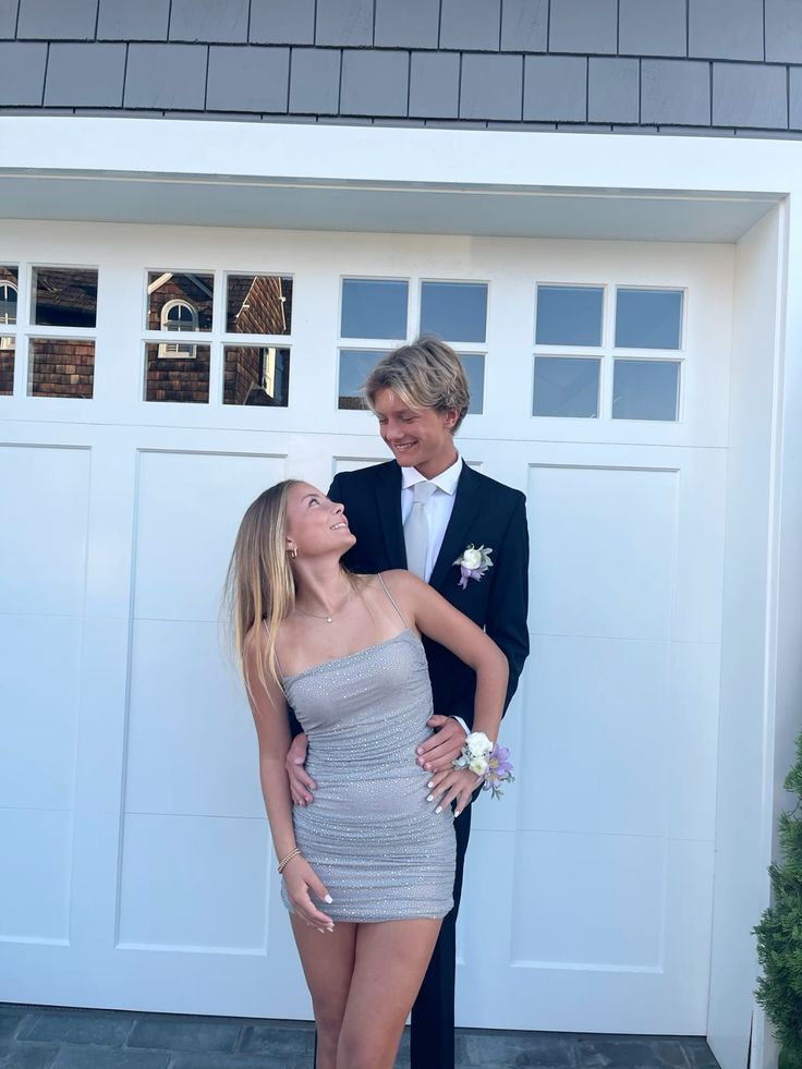 Simple Suspenders Fine Shimmer Gray Slim Fit 17th Birthday Homecoming Dress P3773