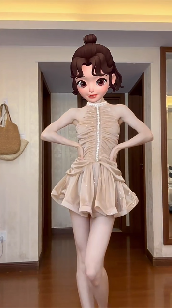 Sweet Waist Rhinestone A-line Cake Birthday Dress Homecoming Dress P3915