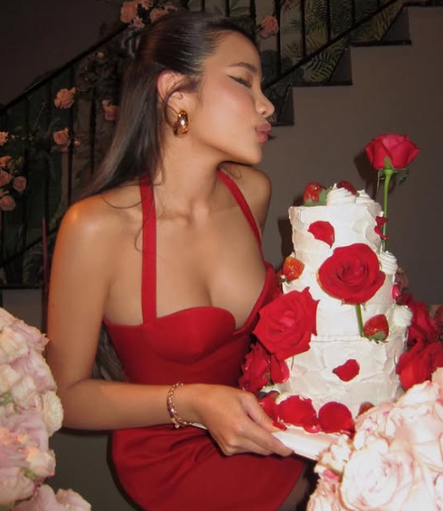 Sexy 19th Birthday Burgundy Satin Homecoming Dress P3938