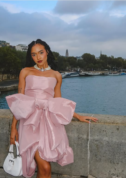 Design Pink Tube Top Bow Irregular 17th Birthday Homecoming Dress P3952