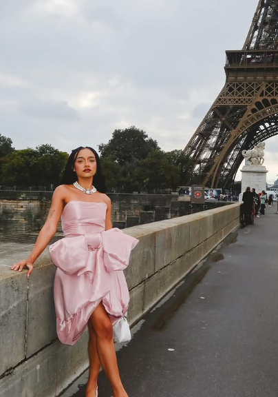 Design Pink Tube Top Bow Irregular 17th Birthday Homecoming Dress P3952