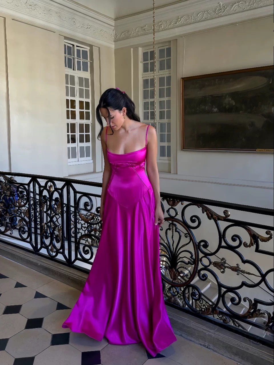 Sexy Mermaid Spaghetti Straps Black Birthday Dress 22th Birthday Outfits P805