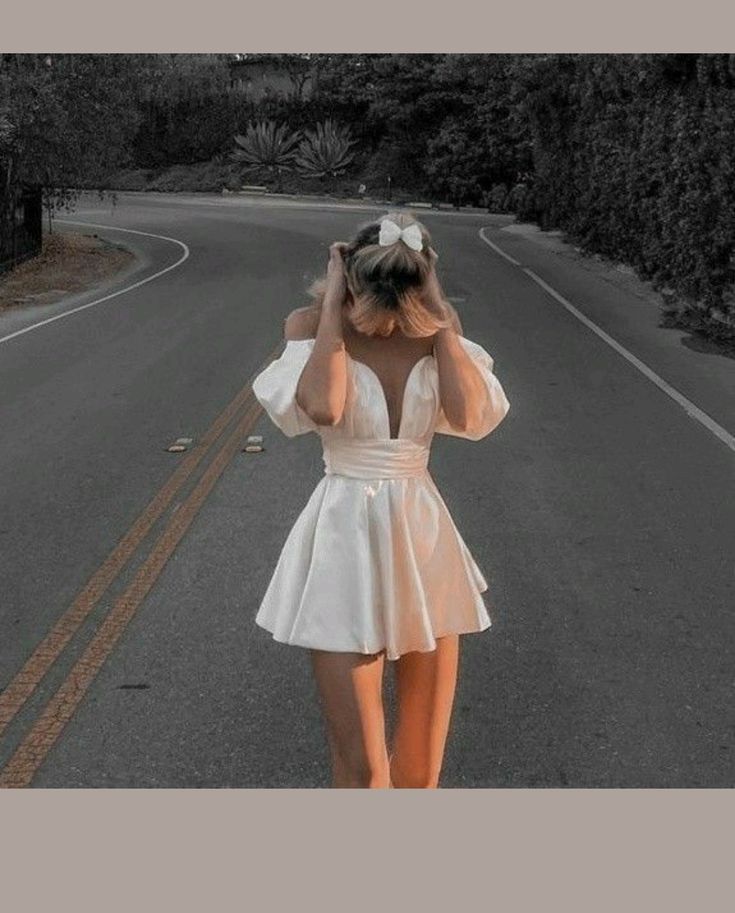 Simple A line Ivory Off The Shoulder Birthday Dresses Birthday Outfits P932