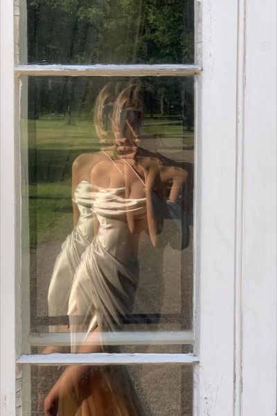 Sexy A line Sweetheart Party Dresses Ivory Slit Long Prom Dresses P936