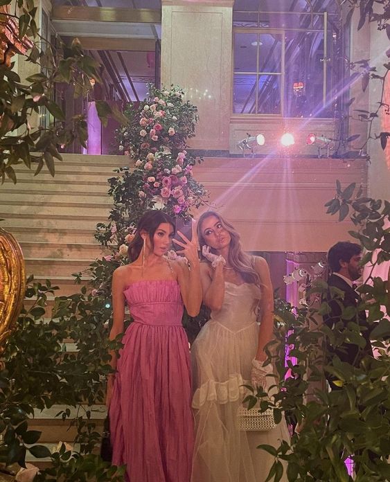 A line Spaghetti Straps Pink Tulle Long Prom Dress P975