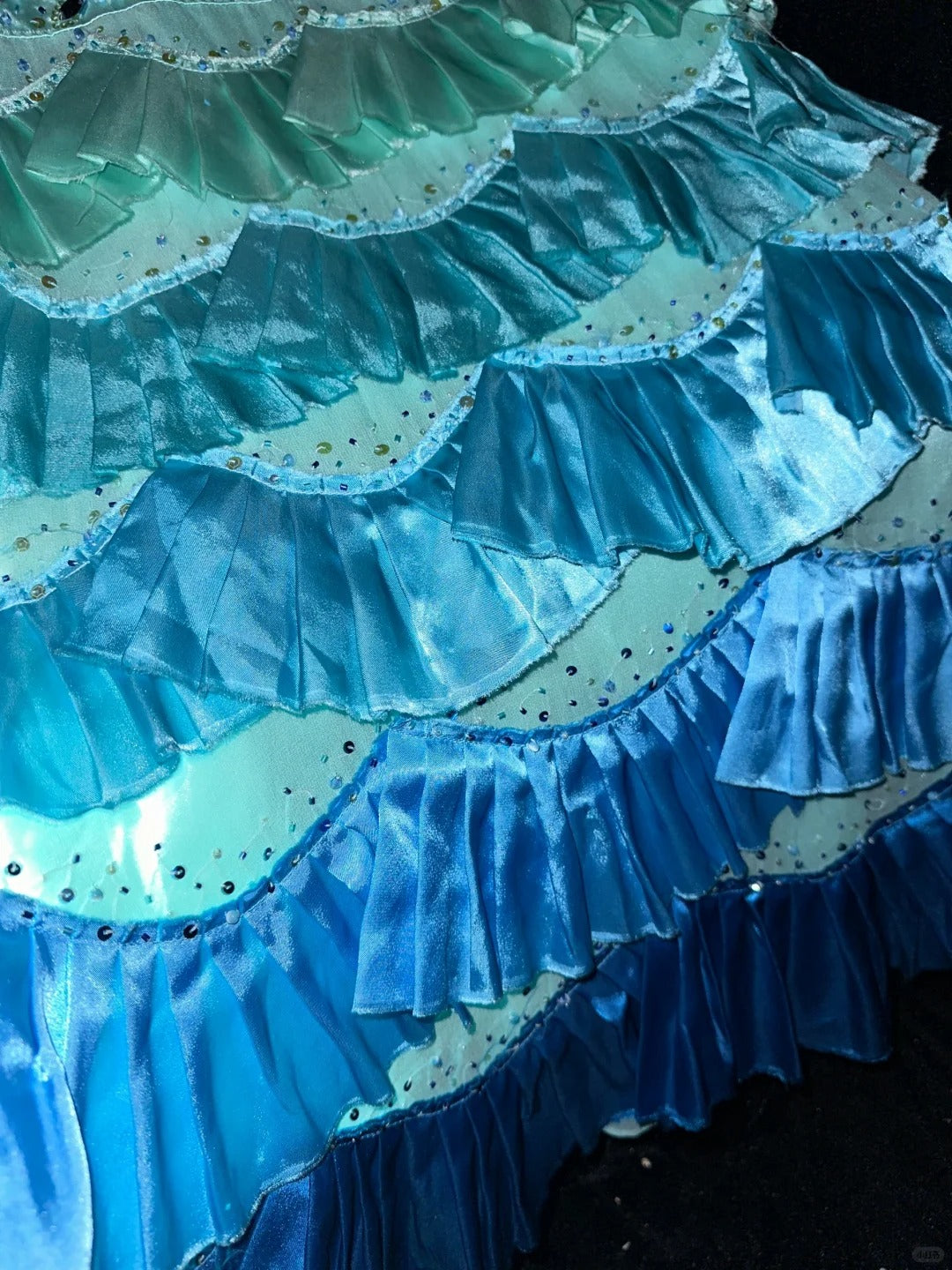 Blue Beaded Gorgeous Homecoming Dress Short Tulle Ball Gown Evening Dress gh4427