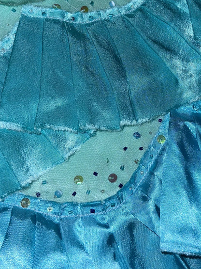 Blue Beaded Gorgeous Homecoming Dress Short Tulle Ball Gown Evening Dress gh4427