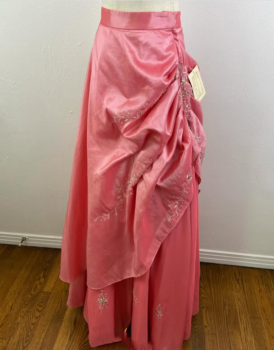 Pink Gorgeous Sparkling Exquisite Delicate Beading Long Satin Ball Gown Evening Dress Party Dress Prom Dress gh3584