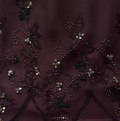 Purple Gorgeous Elegant Exquisite Beaded A-line Spaghetti Strap Long/Short Tulle Chiffon Ball Gown Birthday Party Dress Evening Dress Prom Dress gh4106