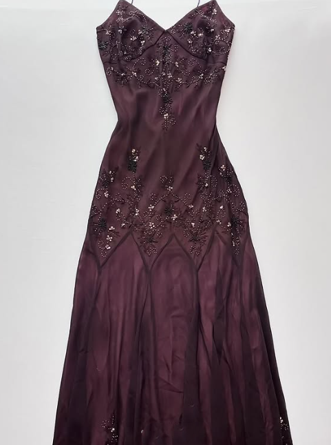 Purple Gorgeous Elegant Exquisite Beaded A-line Spaghetti Strap Long/Short Tulle Chiffon Ball Gown Birthday Party Dress Evening Dress Prom Dress gh4106