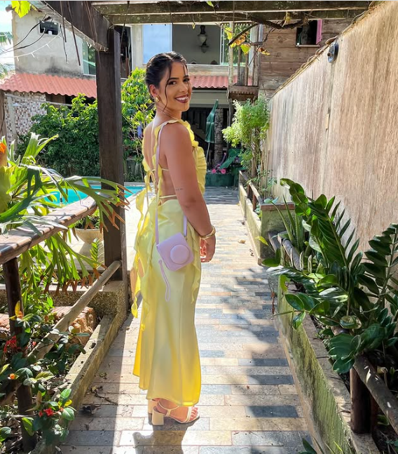 Yellow Fashion Elegant Long Slim Fit Ruffle Satin Ball Gown Evening Dress Garden Party Dress Graduation Dress Prom Dress Wedding Guest Party Dress Bridesmaid Dress gh3984