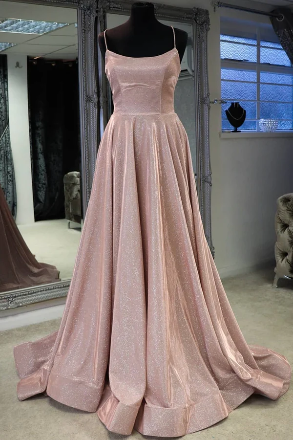 Shinning Prom Dress with Slit, Evening Dress, Special Occasion Dress, Formal Dress, Graduation School Party Gown  gh1043