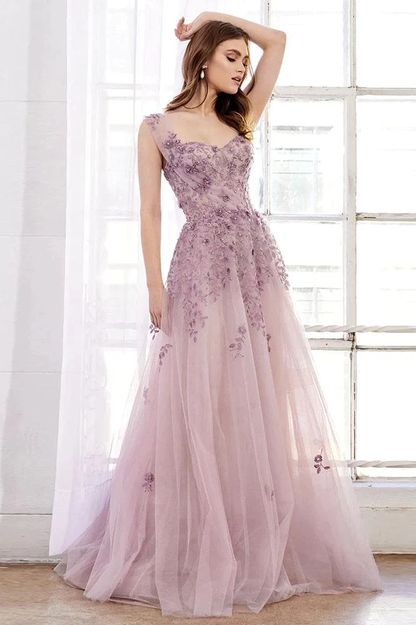 One Shoulder Tulle Sleeveless Long Prom Dresses Lace Appliques Beaded Formal Girl Party Gown  gh2277