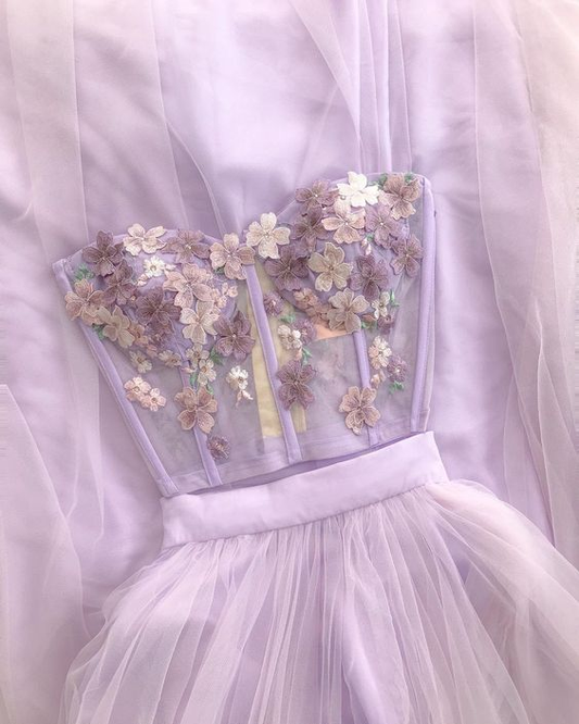 PURPLE LONG PROM DRESS FORMAL DRESS  gh2293
