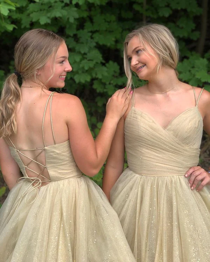 Sparkly Tulle Long Prom Dresses,Evening Dresses,Formal Dresses gh2141