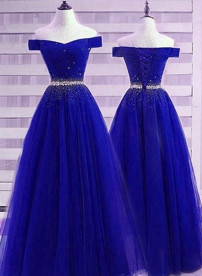 royal blue prom dress for girls   cg16959