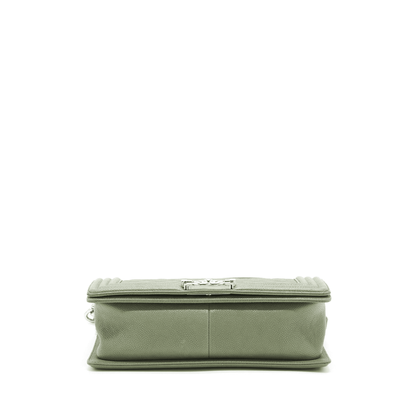 CHANEL MEDIUM BOY BAG CAVIAR LIGHT GREEN