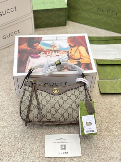 GUCCI OPHIDIA GG SMALL HANDBAG