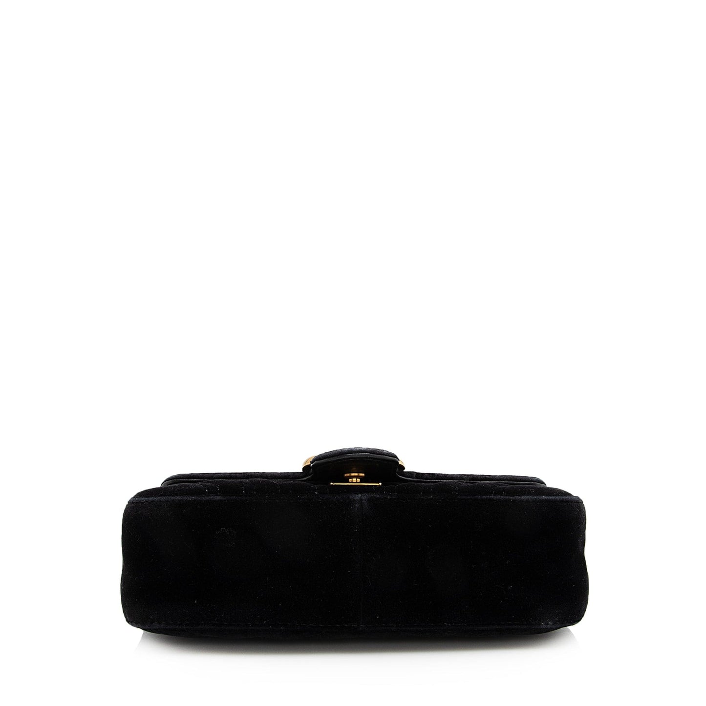 GUCCI Matelasse Velvet GG Marmont Mini Shoulder Bag (SHF-22601)