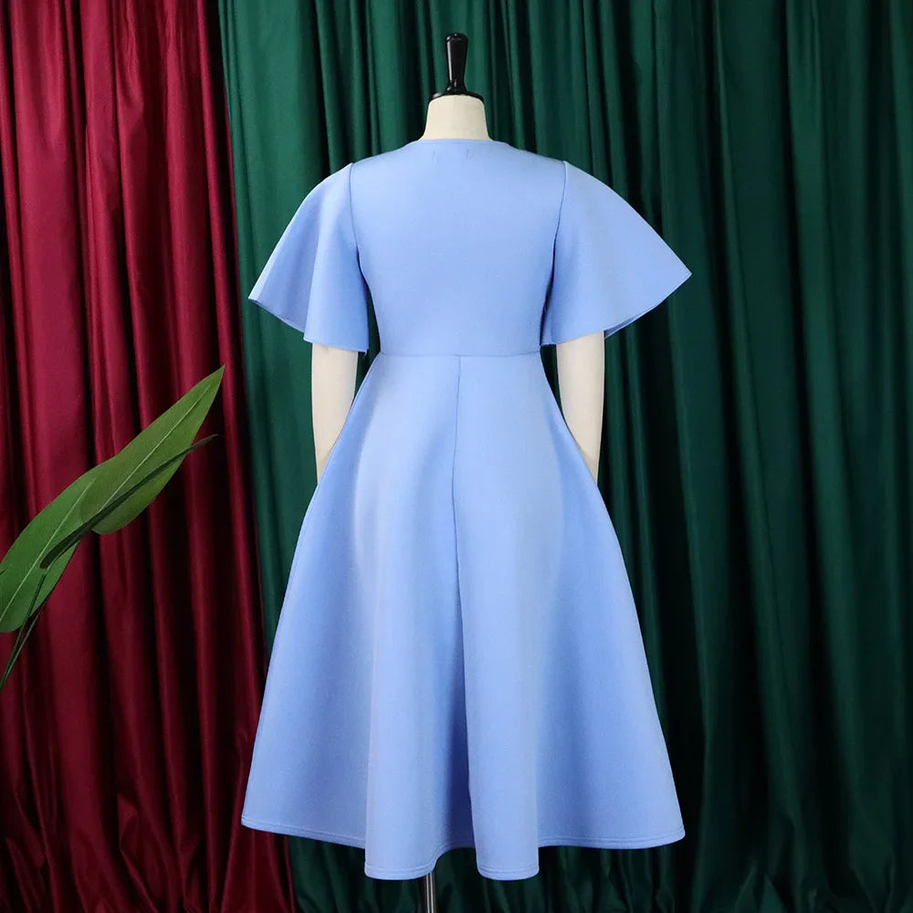 V Neck Evening Dress Fashion Gown Lilac Bridesmaids dresses    fg6067