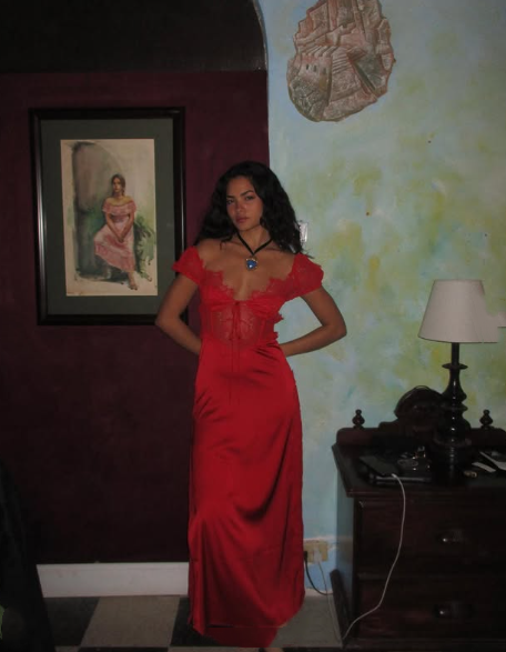 Sexy Mermaid V Neckline Red Lace Long Evening Dress Prom Dresses SD2148