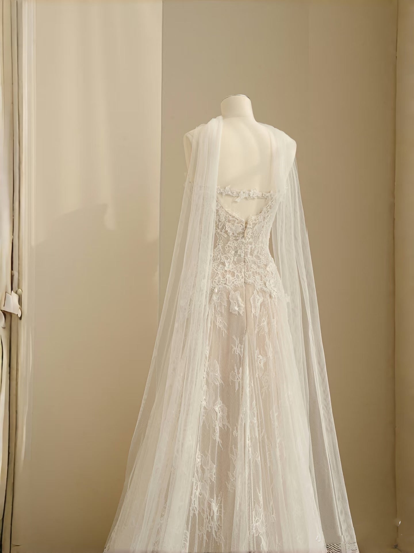 Simple Bridal Gown A line Sweetheart White Lace Floor Length Wedding Dresses Minimalist Bridal Gowns D2735