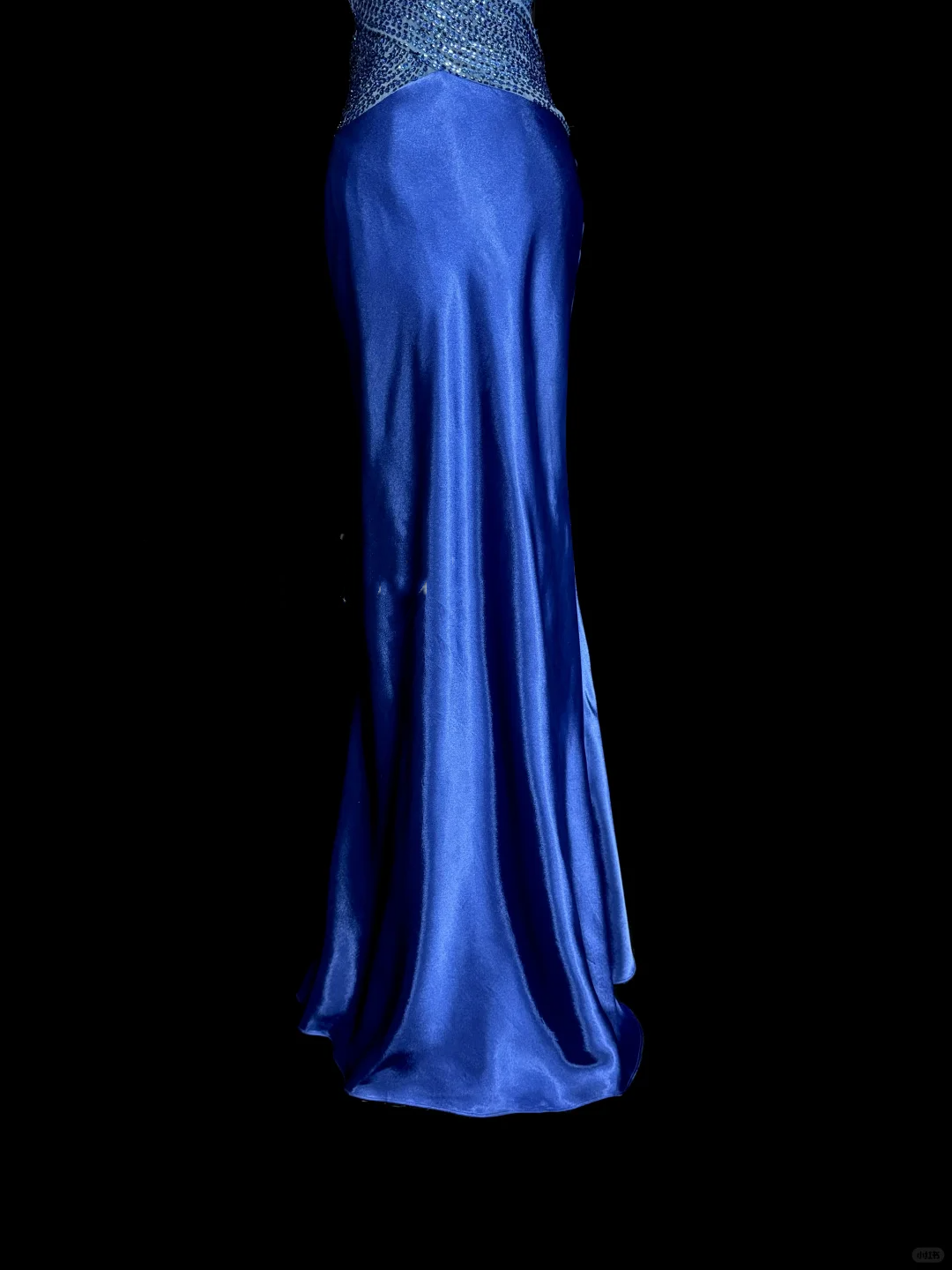 Vintage Mermaid Sweetheart Neckline Royal Blue Satin Backless Prom Gown Fairy Prom Dresses SD2913