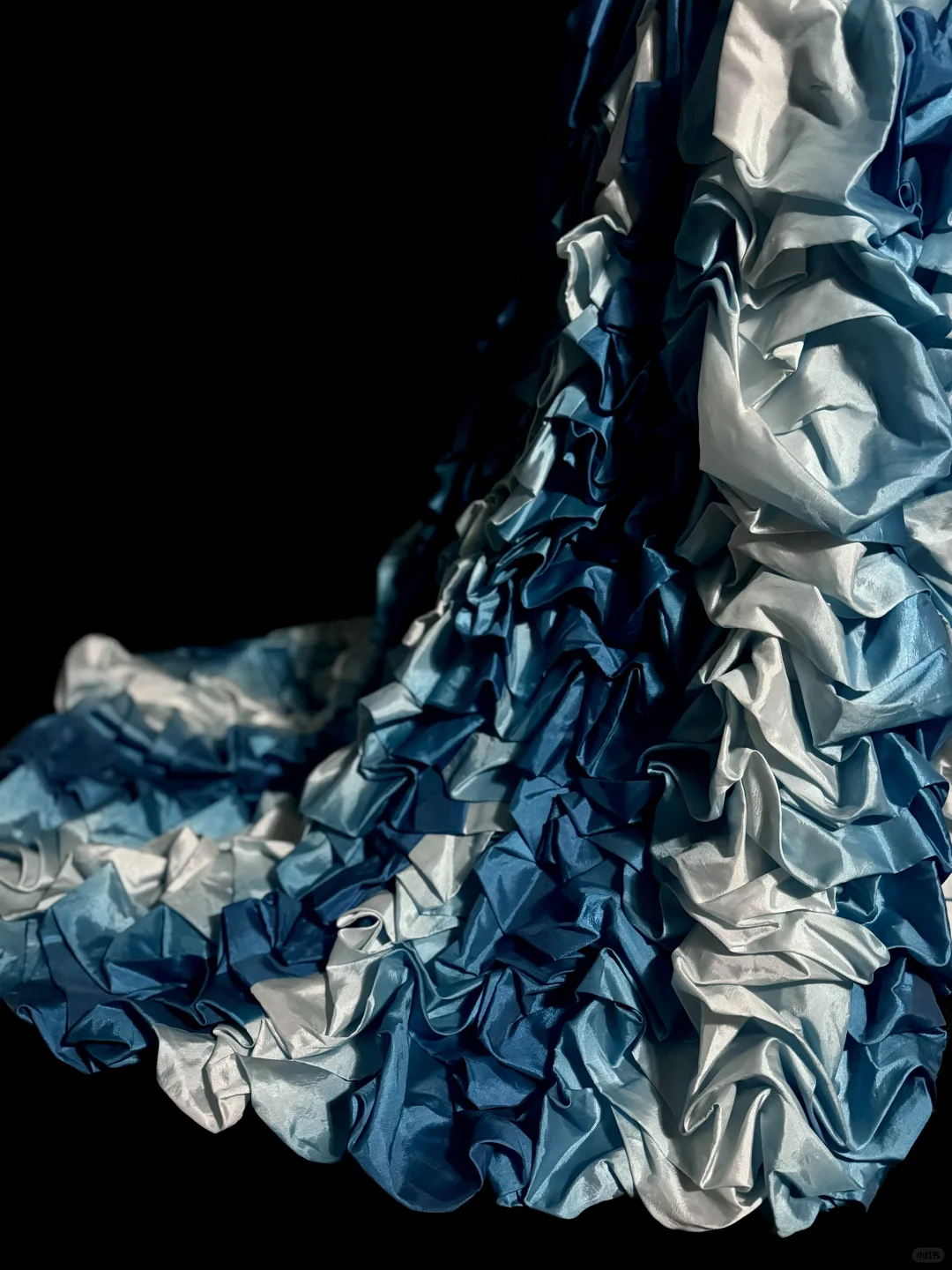 Vintage Mermaid Sweetheart Sleeveless Long Blue Prom Gown Fairy Prom Dresses SD2934