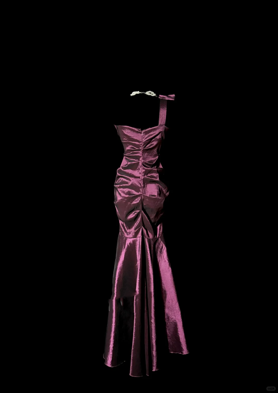 Vintage Mermaid One Shoulder Sleeveless Long Prom Gown Fairy Prom Dresses SD2962